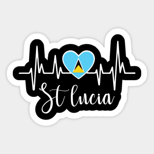 st lucia Sticker